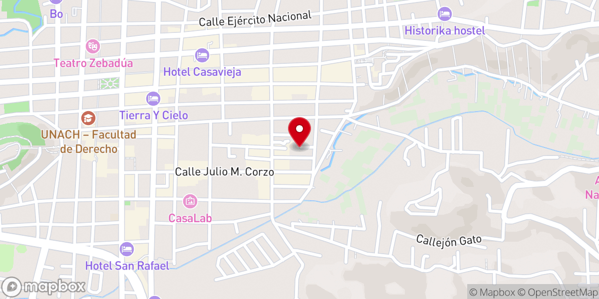 Map showing location of Iglesia Adventista del Séptimo Día