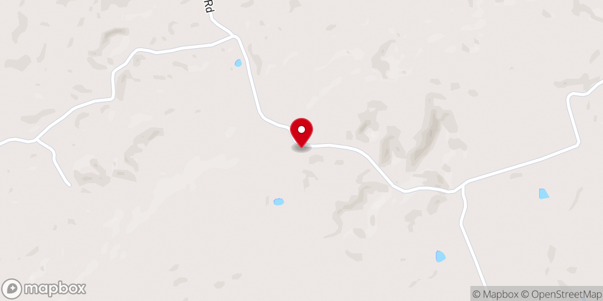 Map showing location of Allen Chapel Baptist Church