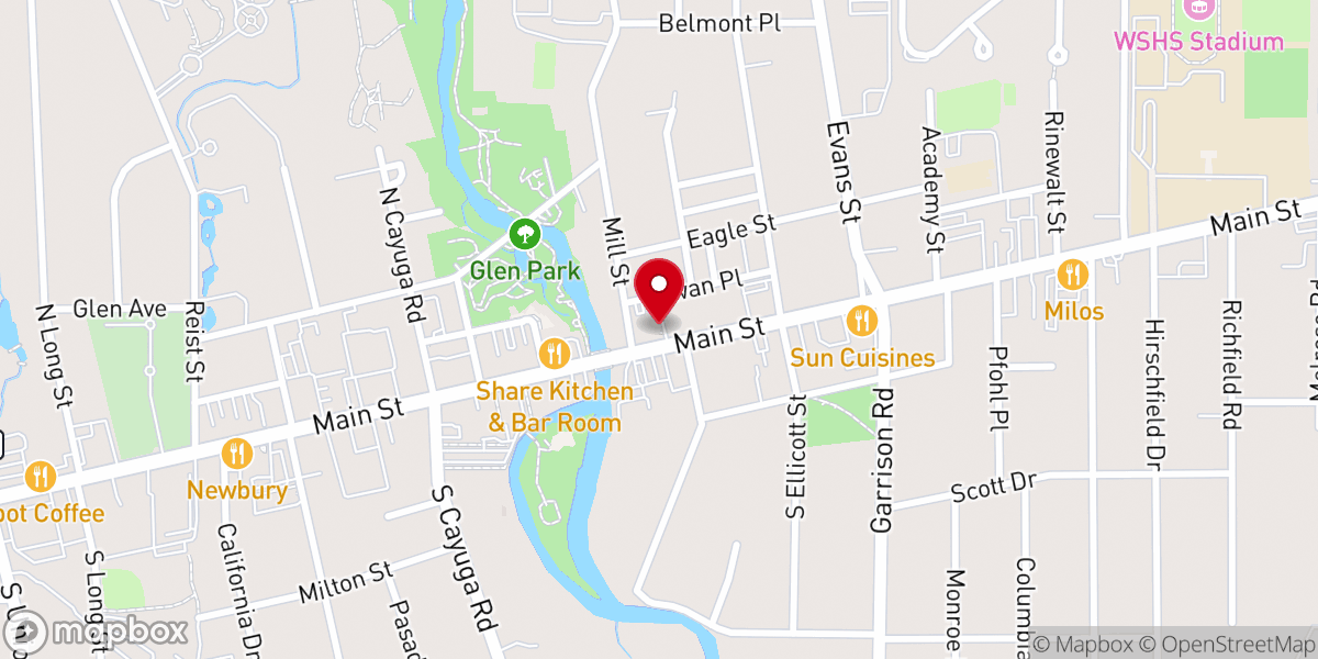 Map showing location of The Meeting House