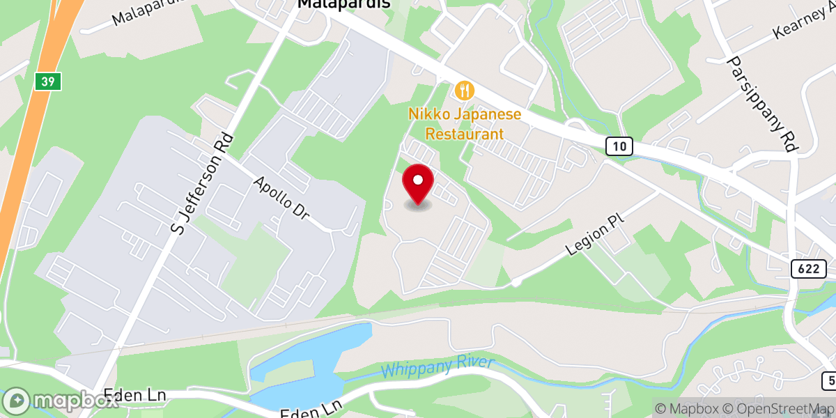 Map showing location of National Association of Jewish Chapels and Institutional Synagogu