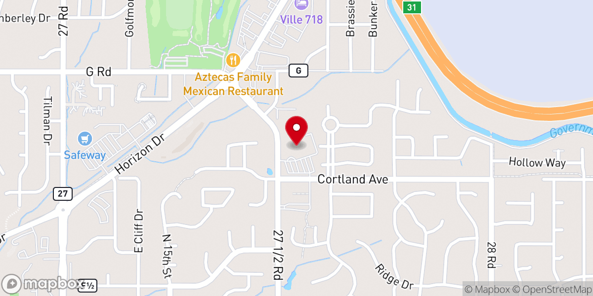 Map showing location of First Presbyterian Church