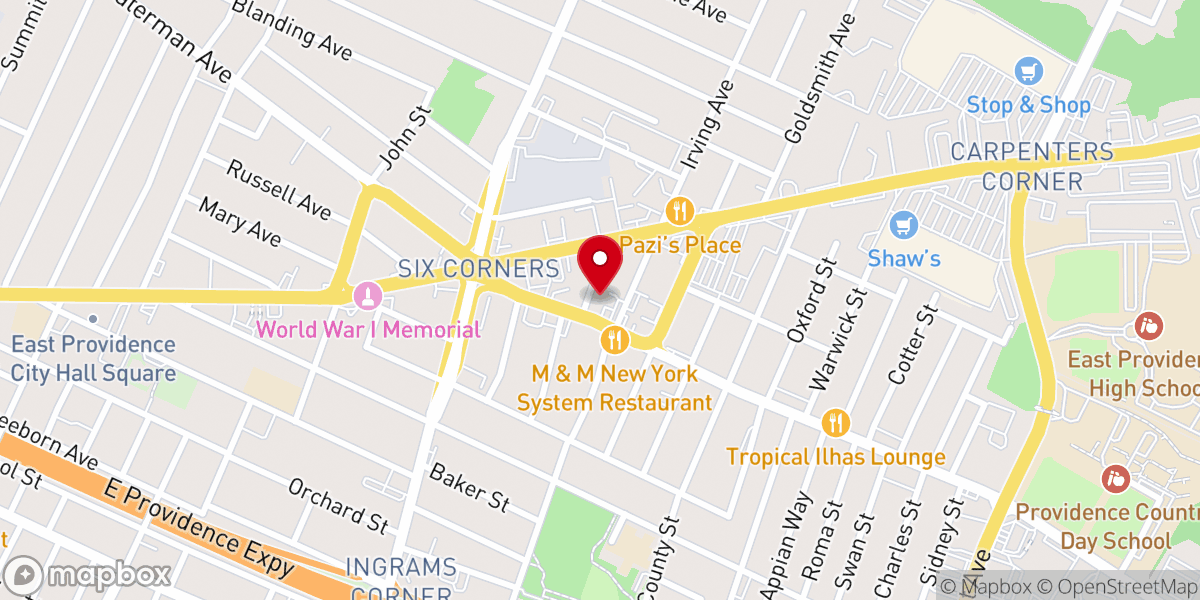 Map showing location of Our Lady of Loreto Catholic Church