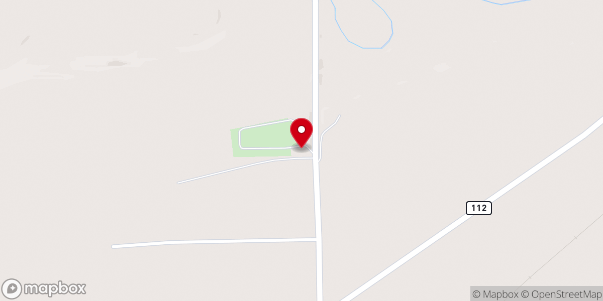 Map showing location of Green Hill Church