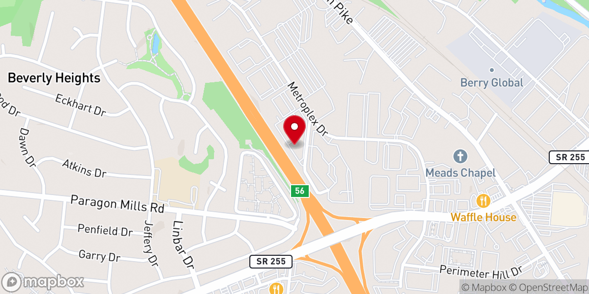 Map showing location of Measure of Gold Revival Ministries