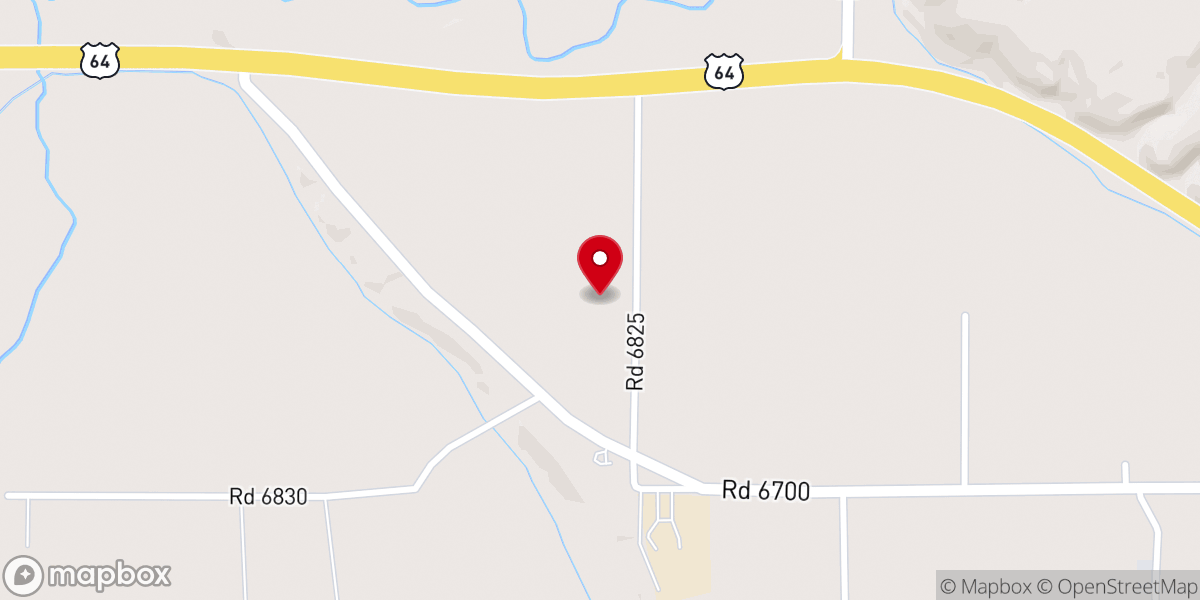 Map showing location of Open Bible Baptist Church
