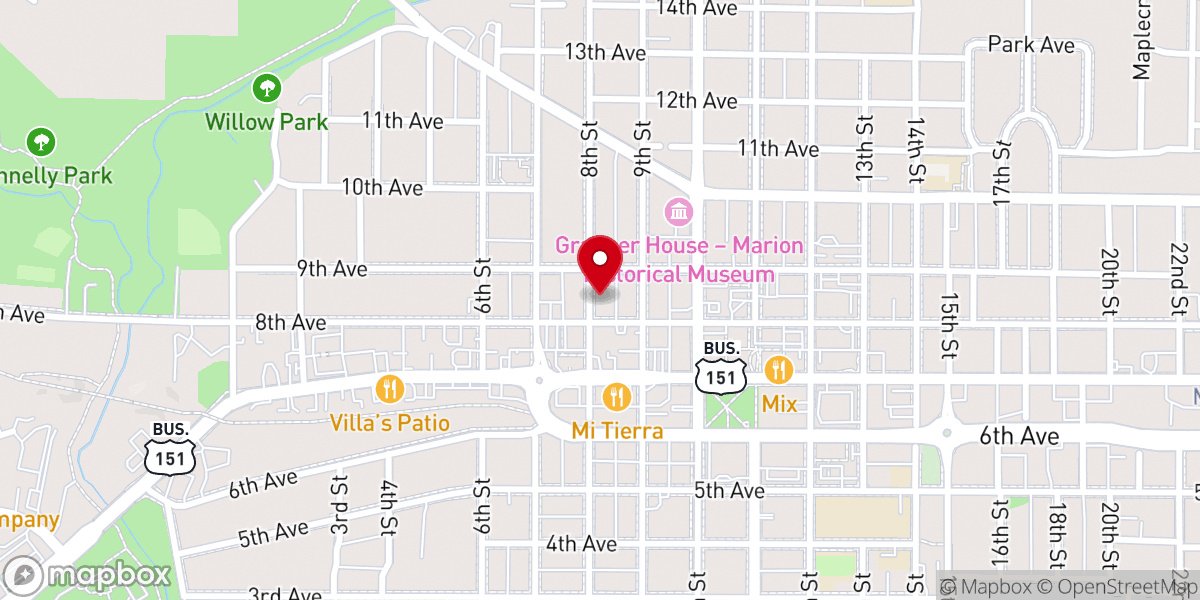 Map showing location of William Marrion Branham - End Time Message Believers