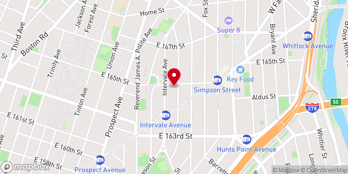 Map showing location of Iglesia Jehova Jireh De Aic Inc