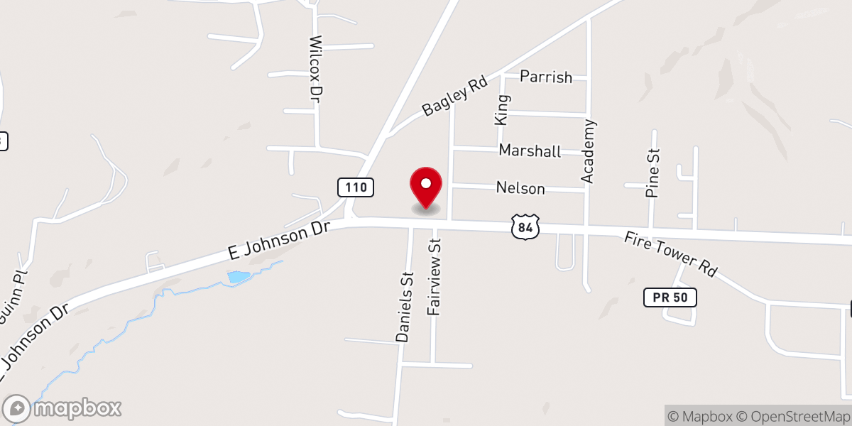 Map showing location of The Disciples Heart