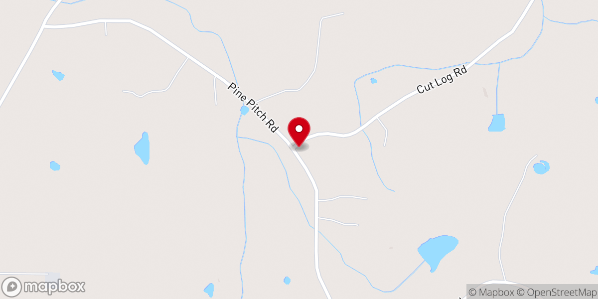 Map showing location of Lake Creek Anointed Ministries
