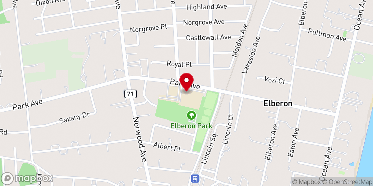 Map showing location of Searchlight Church
