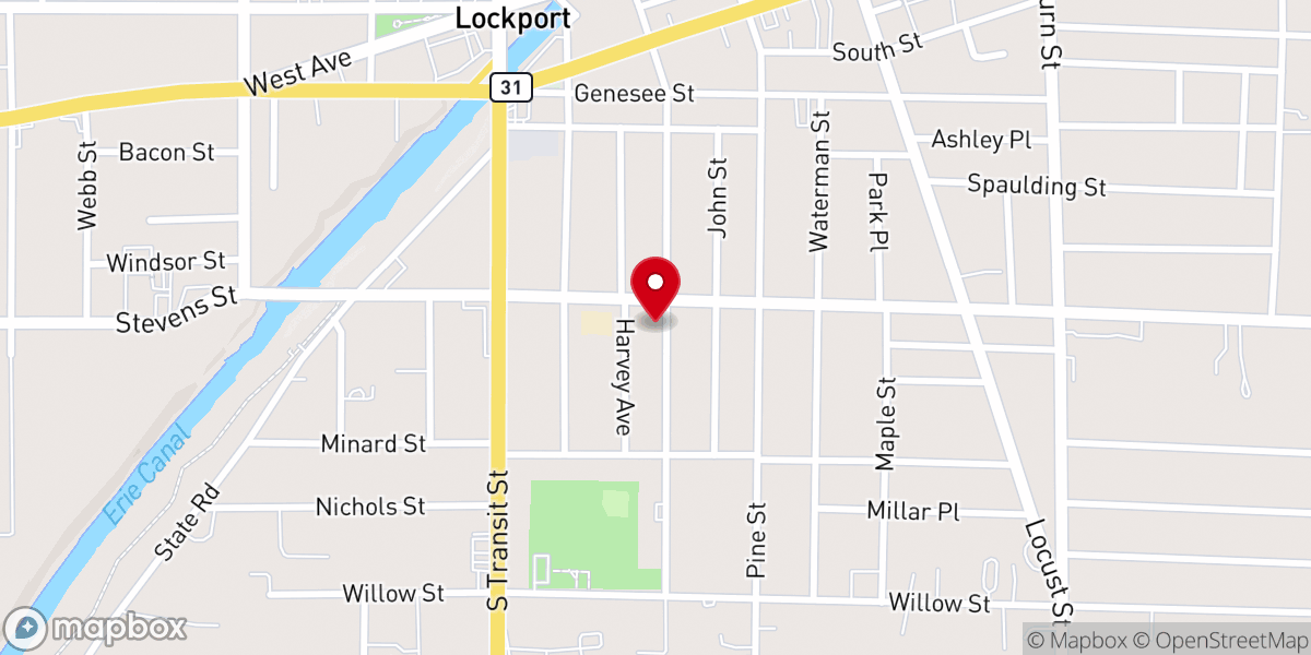 Map showing location of all saints church