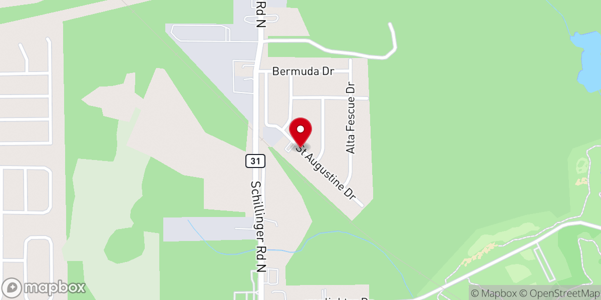 Map showing location of United Pentecostal Church