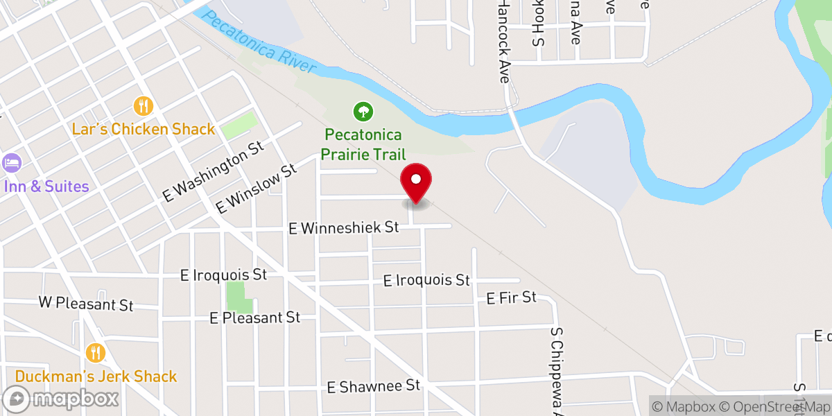 Map showing location of Faith Temple Church of God In