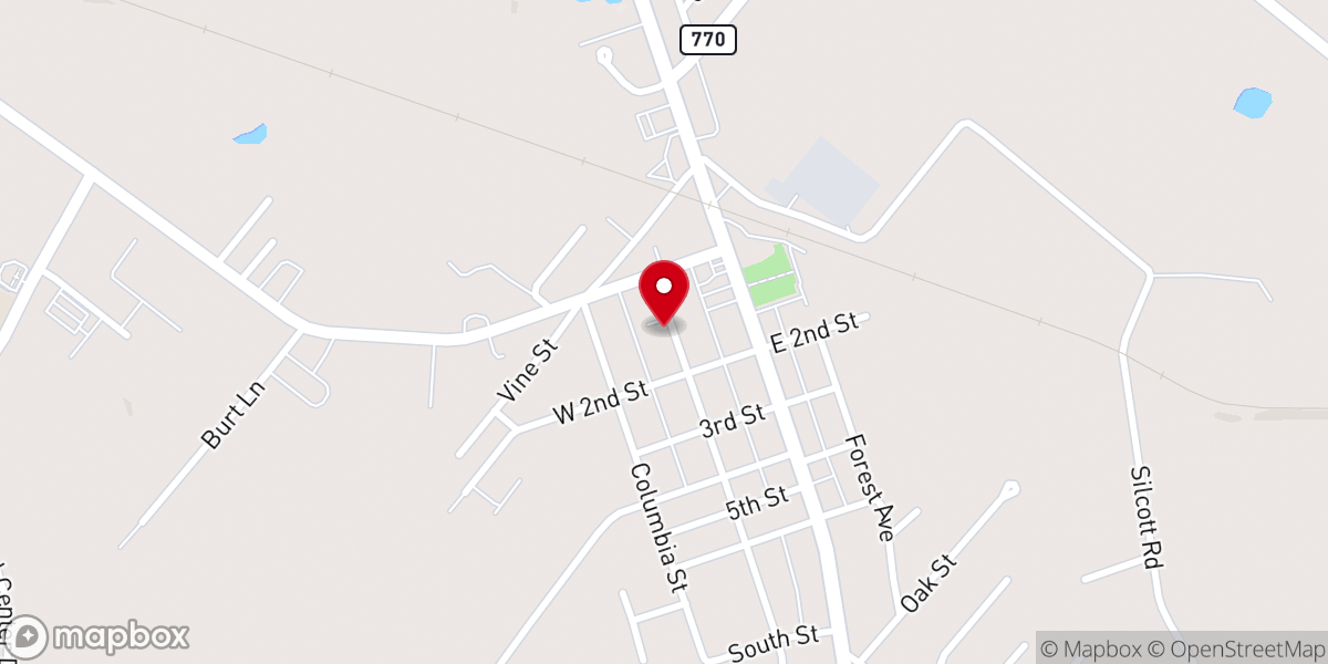 Map showing location of Seaman Community Methodist Church