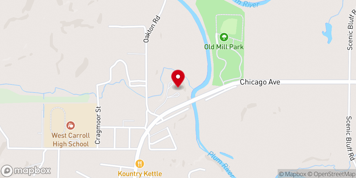 Map showing location of First United Methodist Church