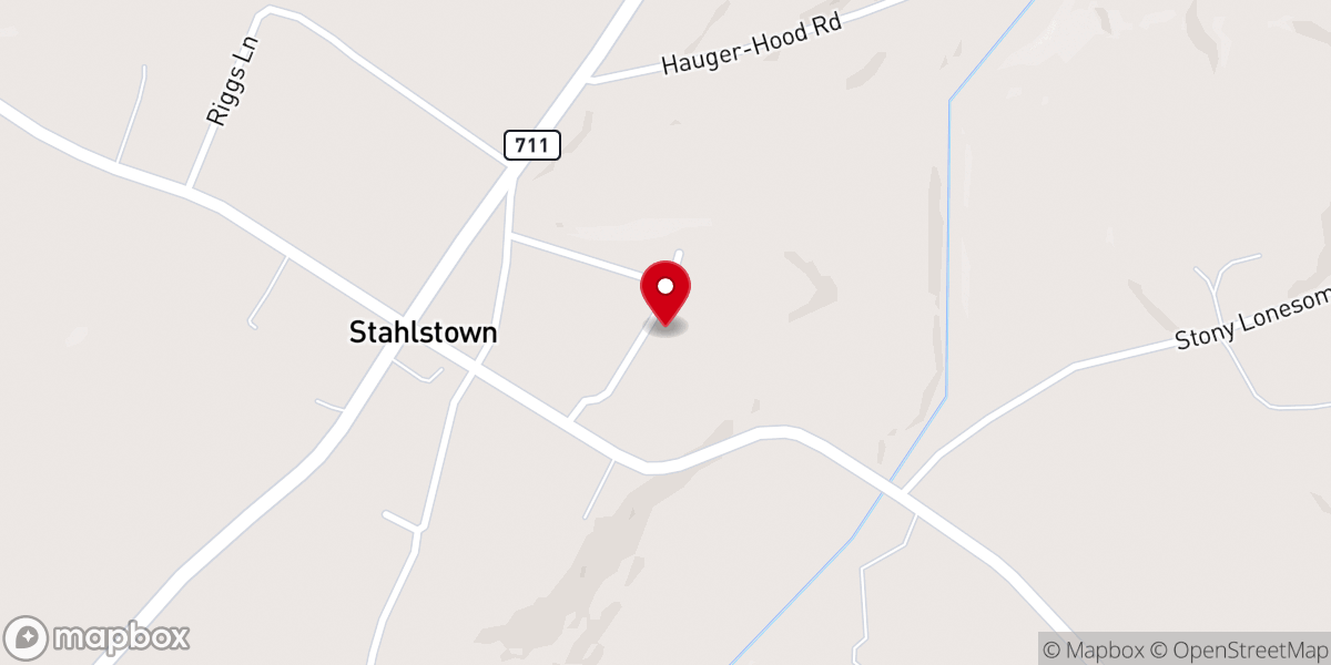 Map showing location of Mountaintop Faith Ministries Inc