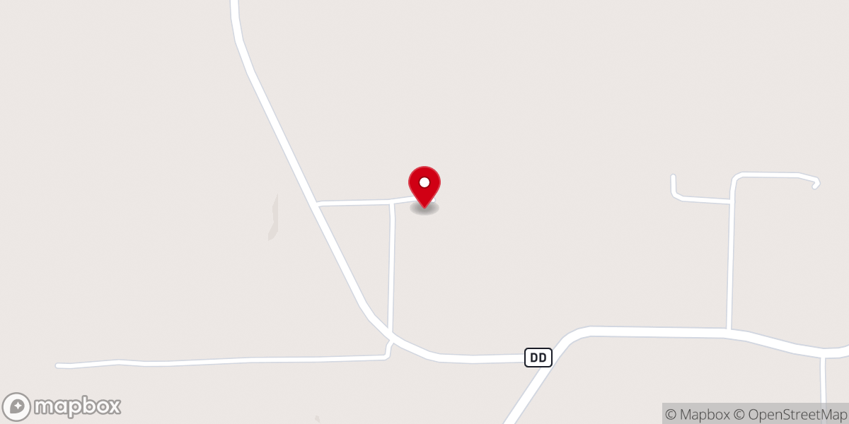 Map showing location of McGee Church