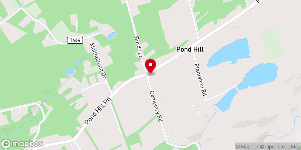 Map showing location of St Mark's Union Church