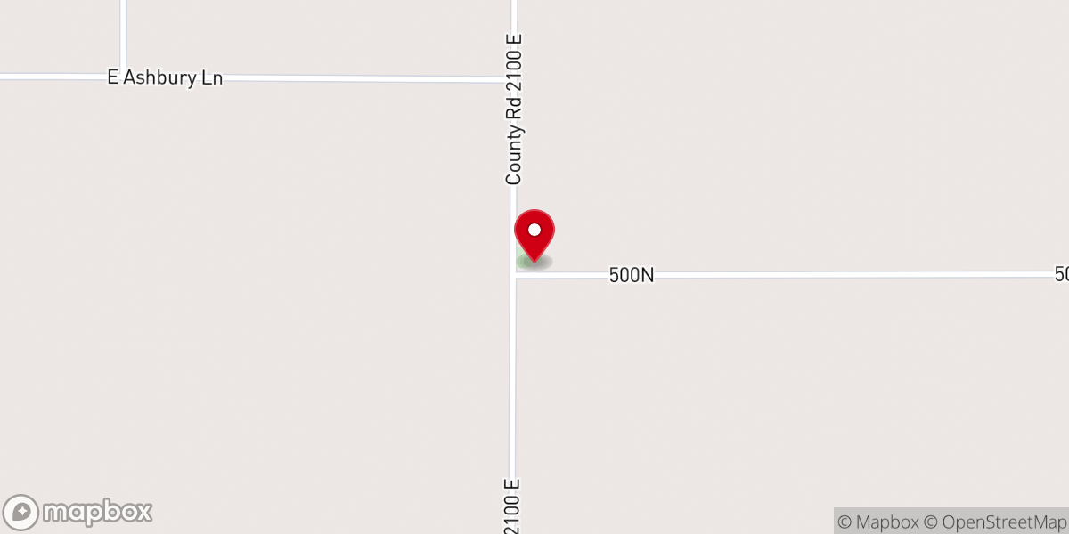 Map showing location of Gilead Church