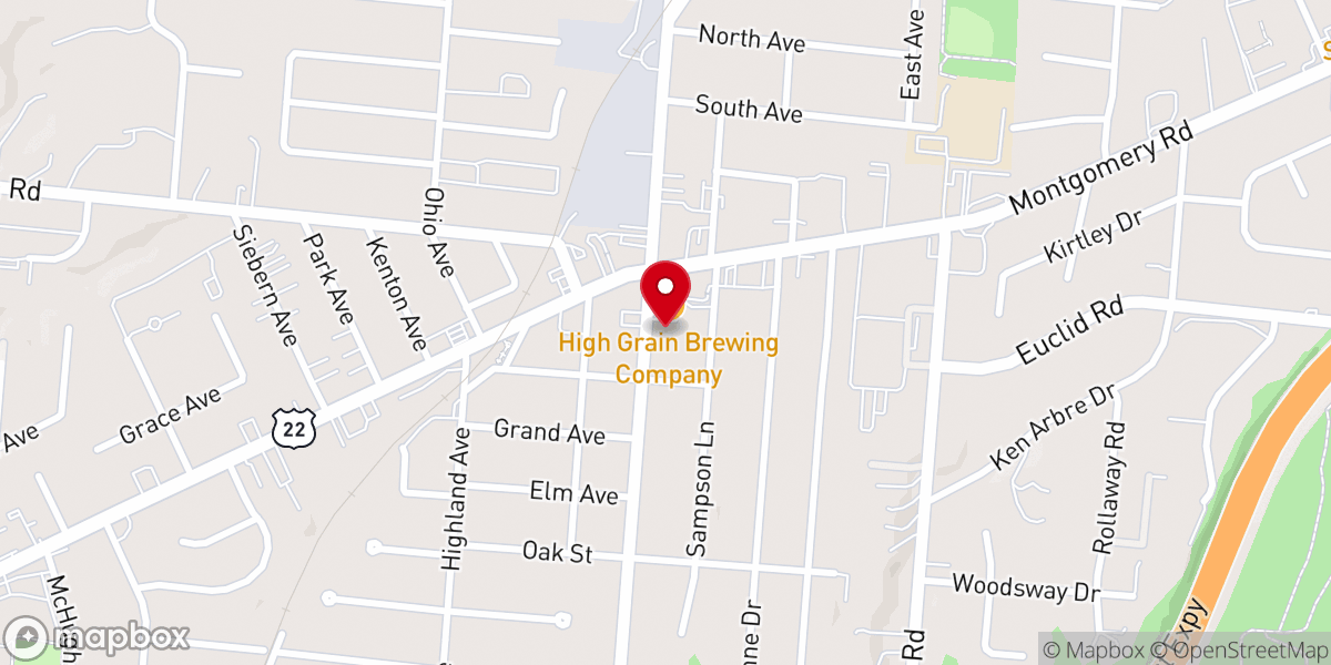 Map showing location of Mount Sinai Baptist Church