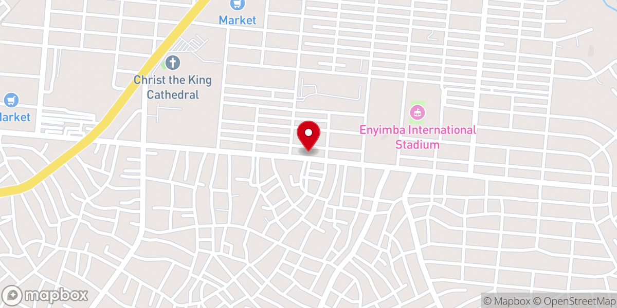 Map showing location of Winner's Chapel