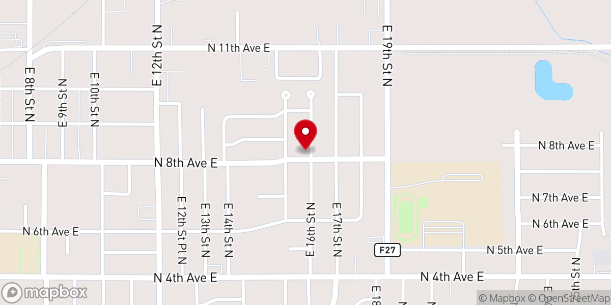 Map showing location of Lutheran Church Our Savior MO