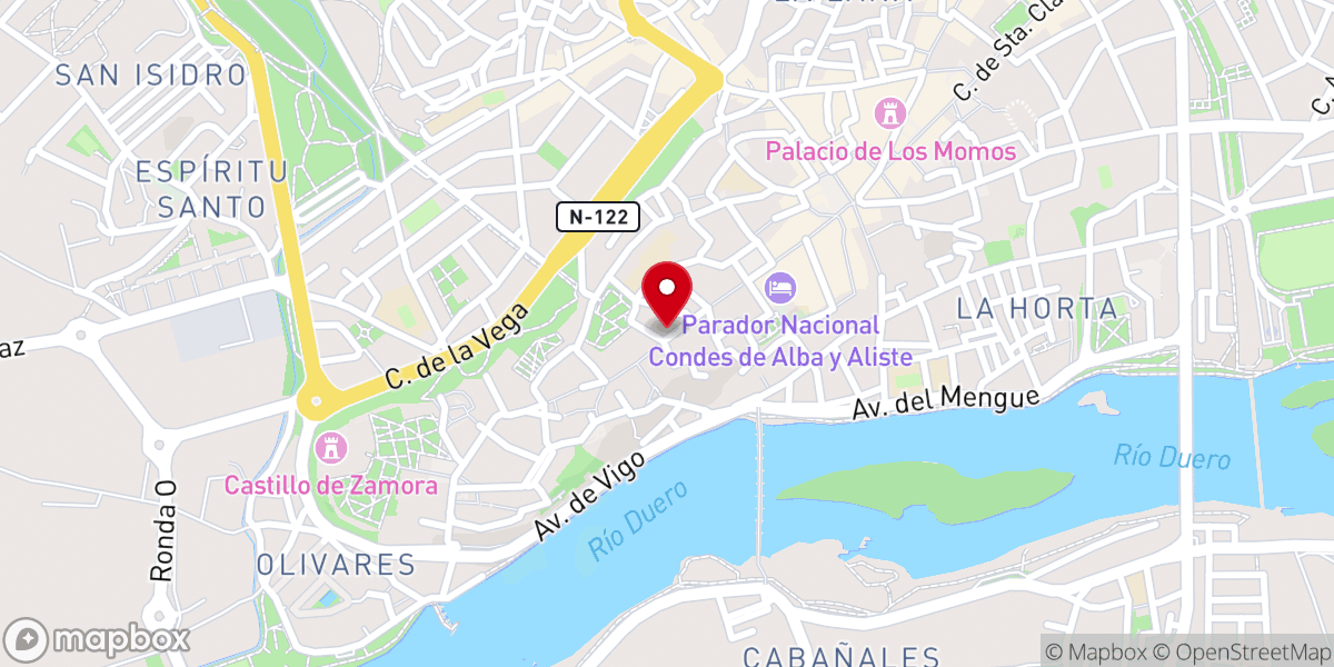Map showing location of Real Cofradía del Santo Entierro