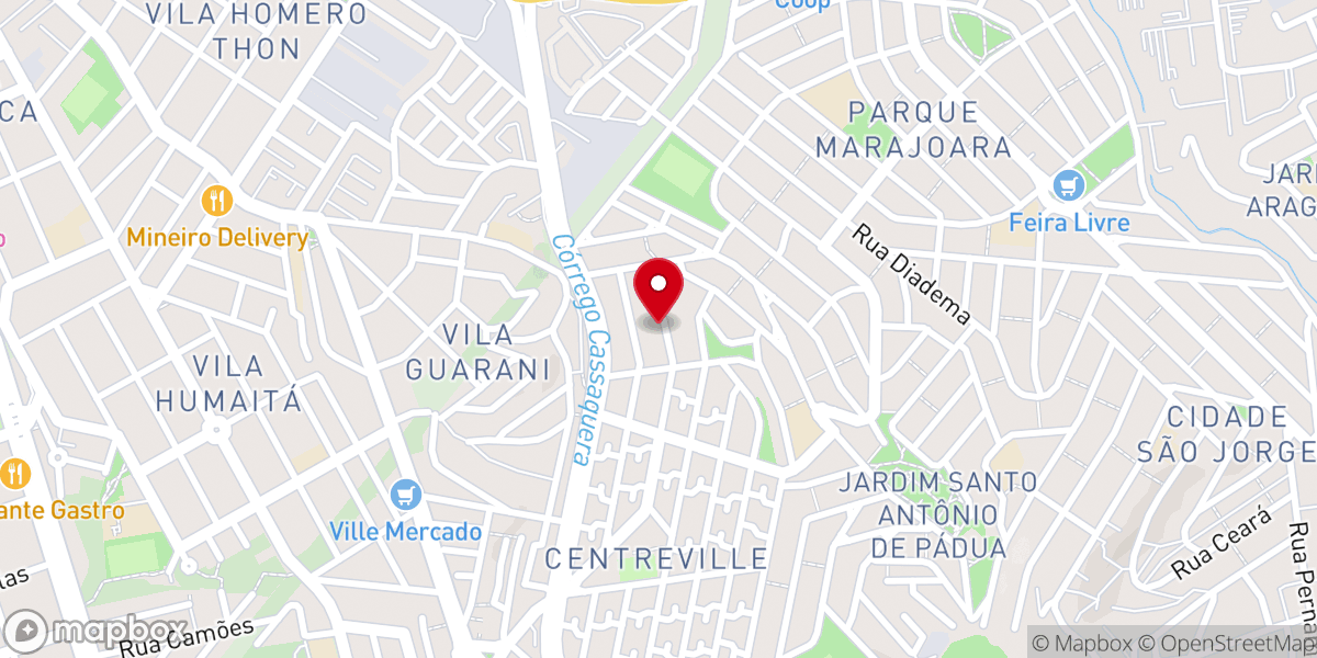 Map showing location of Igreja Assembléia de Deus Ministério Cidade Tiradentes