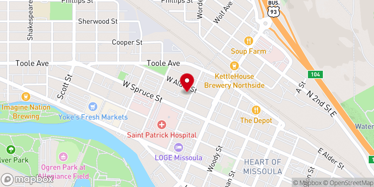 Map showing location of House of Refuge