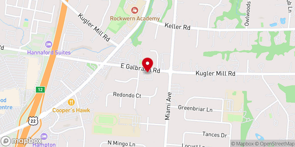 Map showing location of Connection Point Church