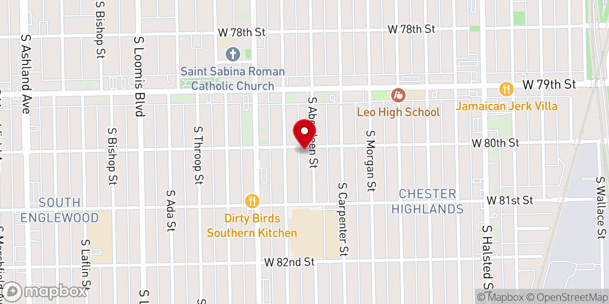 Map showing location of St. Michael House of Prayer