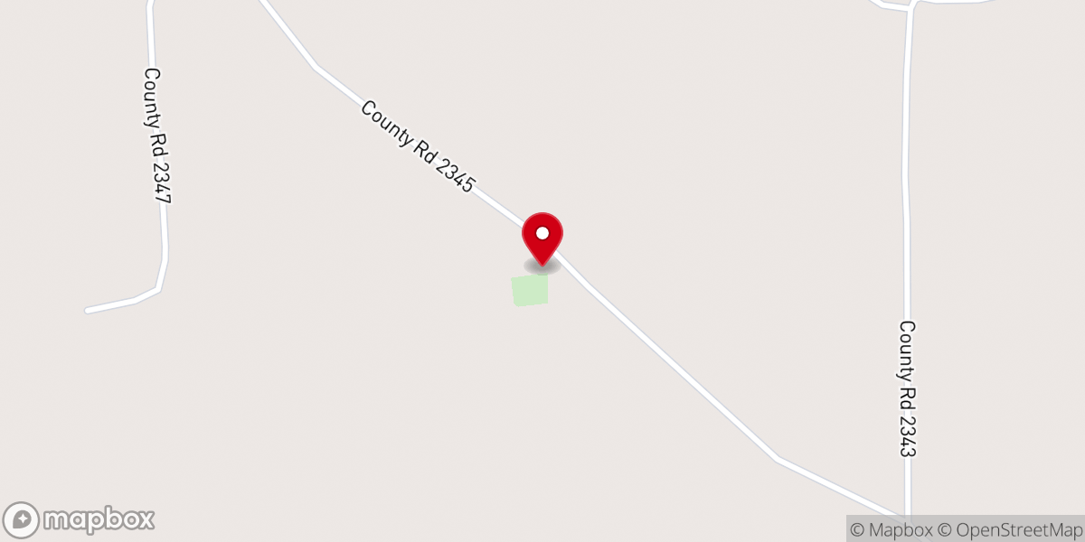 Map showing location of Floyd Hill Church