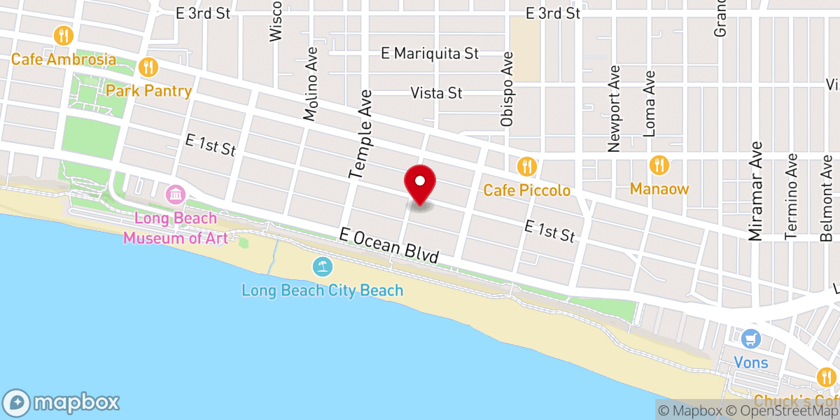 Map showing location of Gratitude Lodge Drug & Alcohol Rehab Center Los Angeles