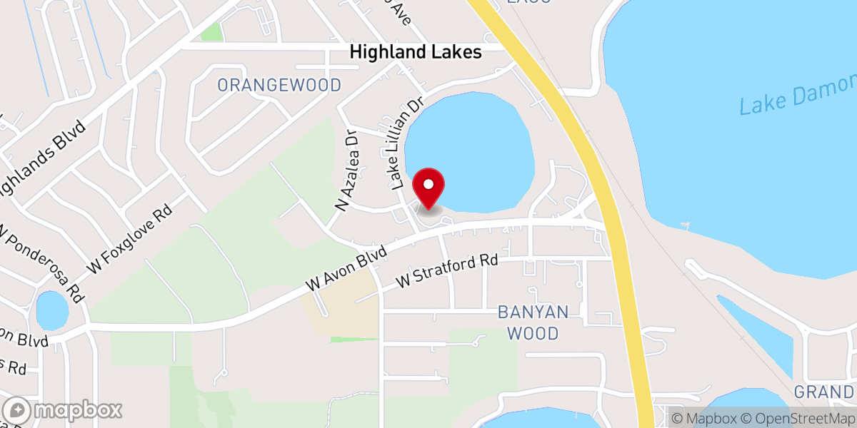 Map showing location of Avon Park Seventh-day Adventist Church