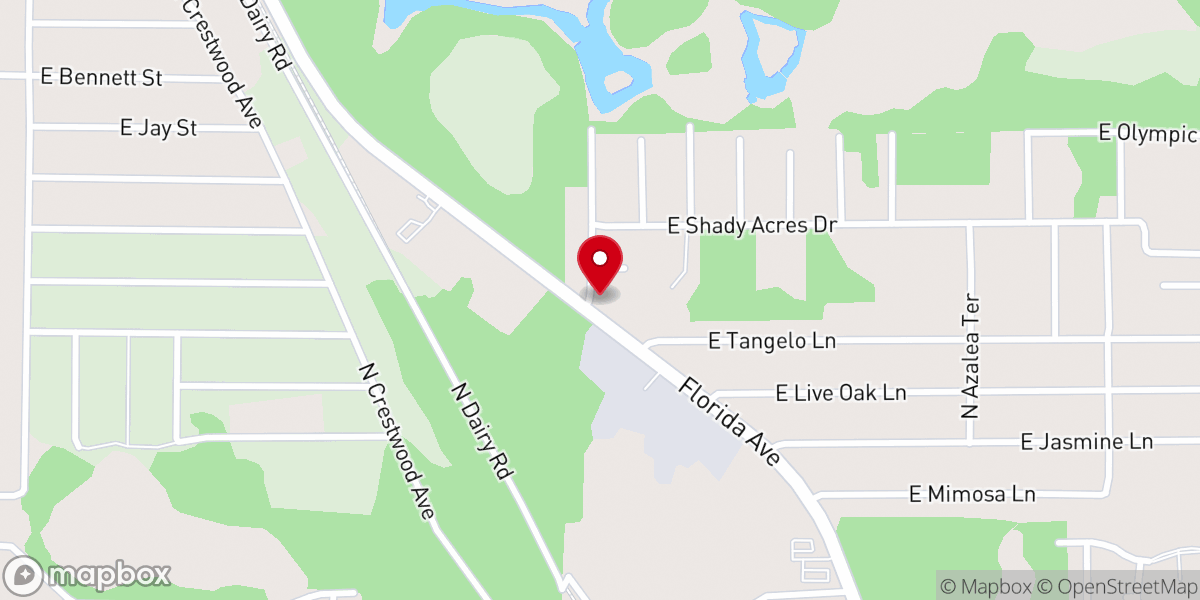 Map showing location of Word Exchanging Life Church