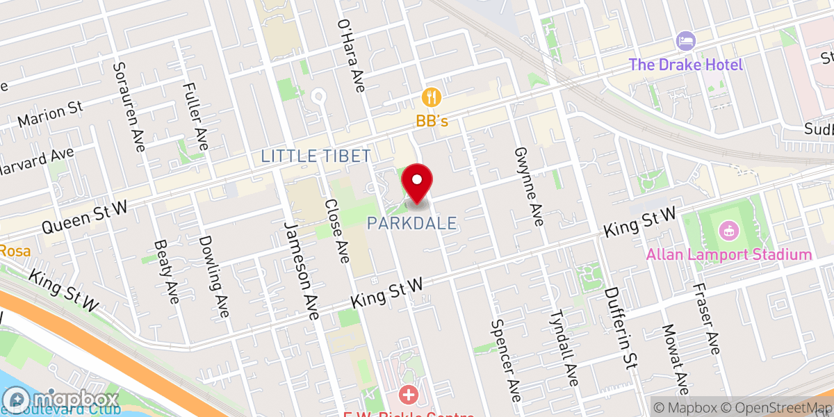 Map showing location of St. John's Cathedral (Polish Catholic)