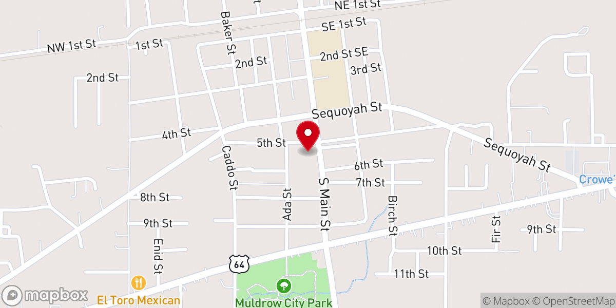 Map showing location of Chr Parsonage Trinity Methodist