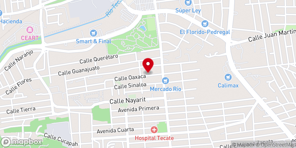 Map showing location of Inmaculada Concepción Parish