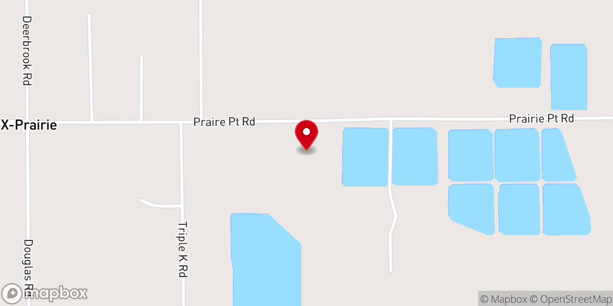 Map showing location of South Haven Church