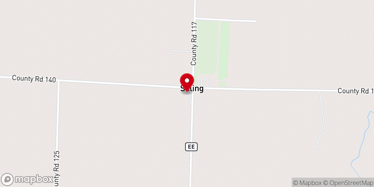 Map showing location of Friendship Church