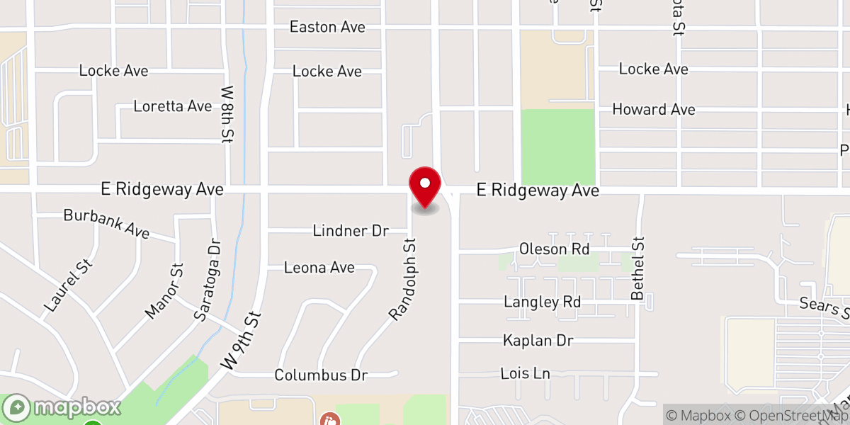 Map showing location of Waterloo All Nations Baptist Church