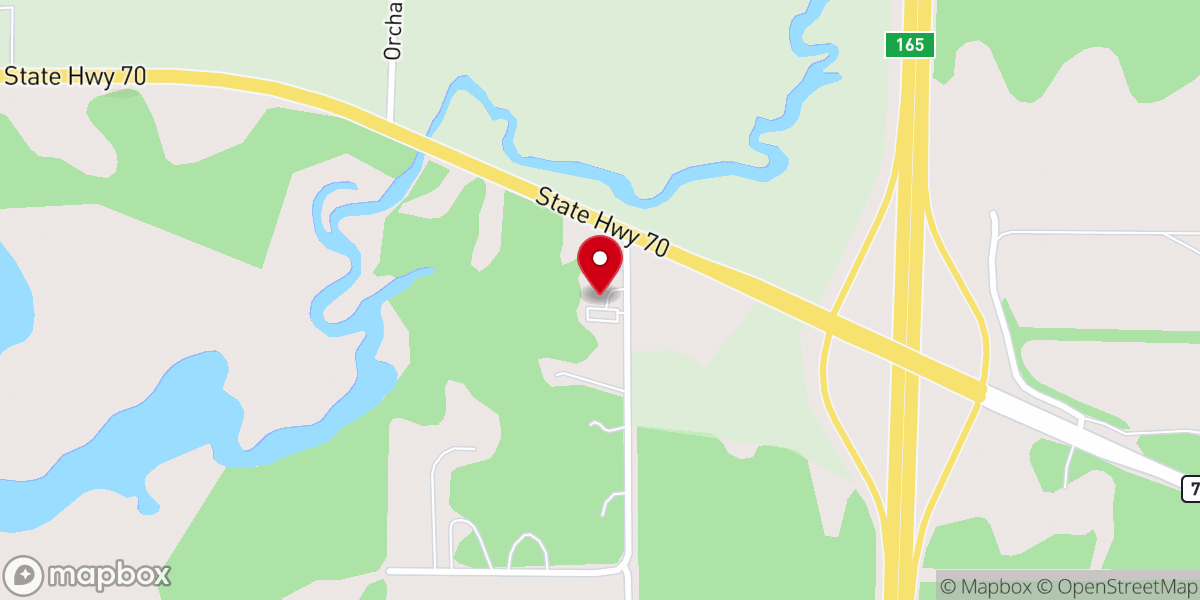 Map showing location of Beautiful Savior Luthera (WELS)