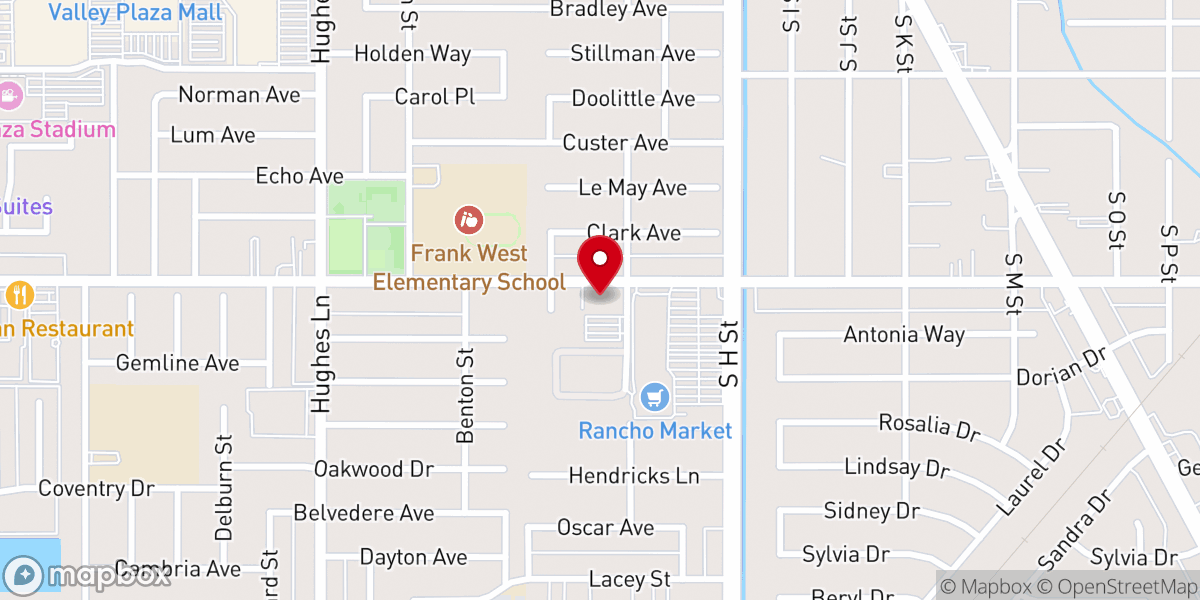 Map showing location of Plaza Iglesia Cristiana - Plaza Christian Church