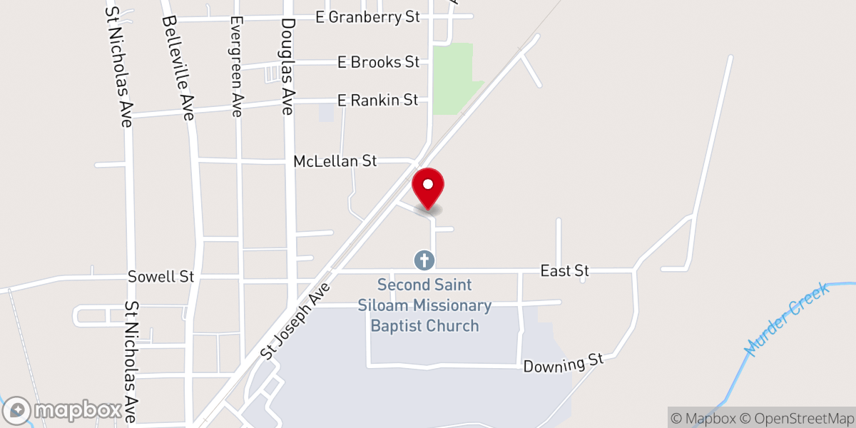 Map showing location of Triumph the Church and Kingdom of God in Christ