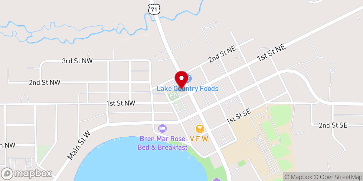 Map showing location of Our Lady of the Assumption Catholic Church