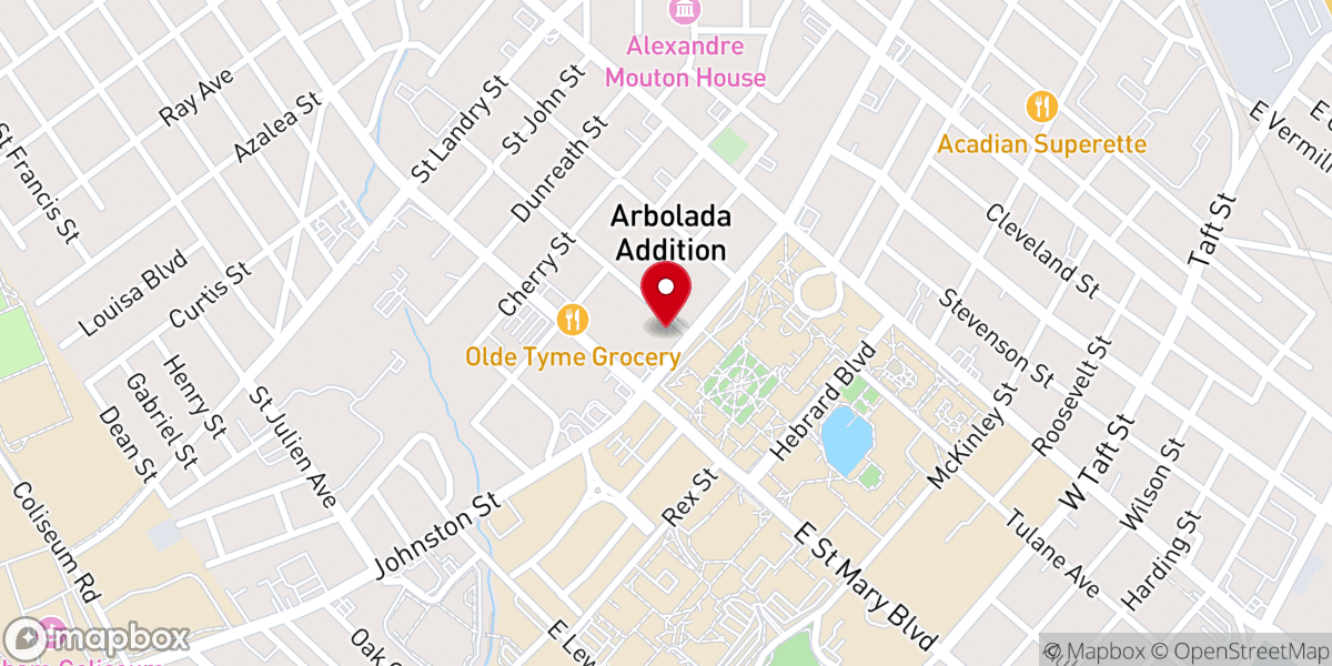 Map showing location of Chi Alpha Christian Fellowship