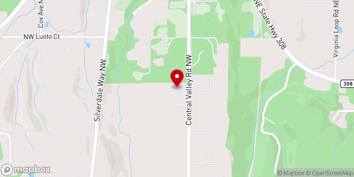 Map showing location of Valley Meadows Weddings & Events