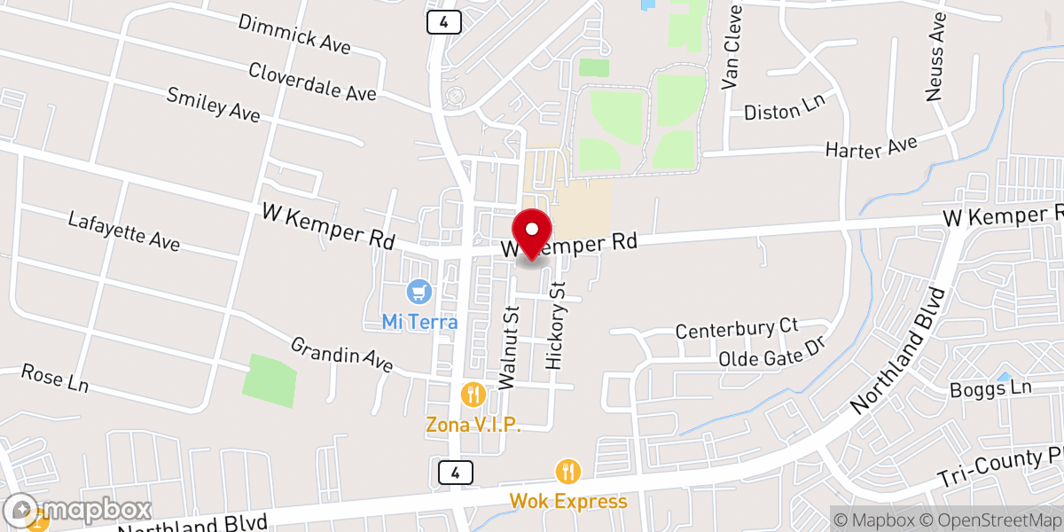 Map showing location of Macedonia Baptist Church of Avondale