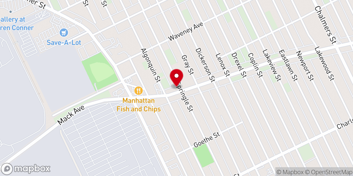 Map showing location of Hicks Memorial Church of God in Christ