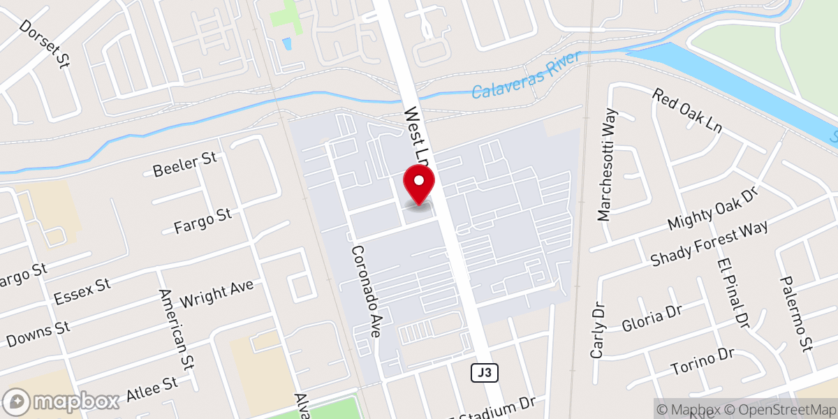 Map showing location of WestCoast Church